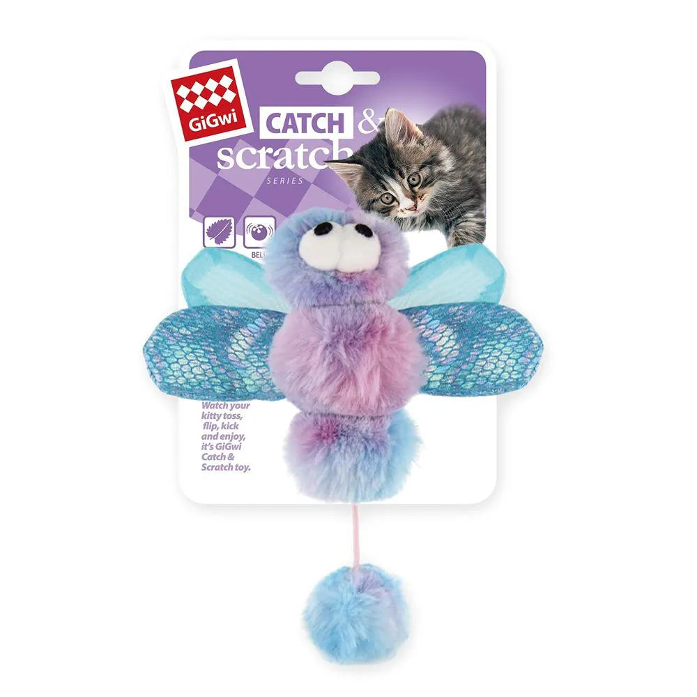 GiGwi Catch & Scratch – Ice Cream Dragonfly