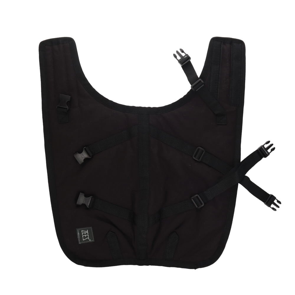 ZeeZ Supreme Oilskin Waterproof Dog Coat – Black