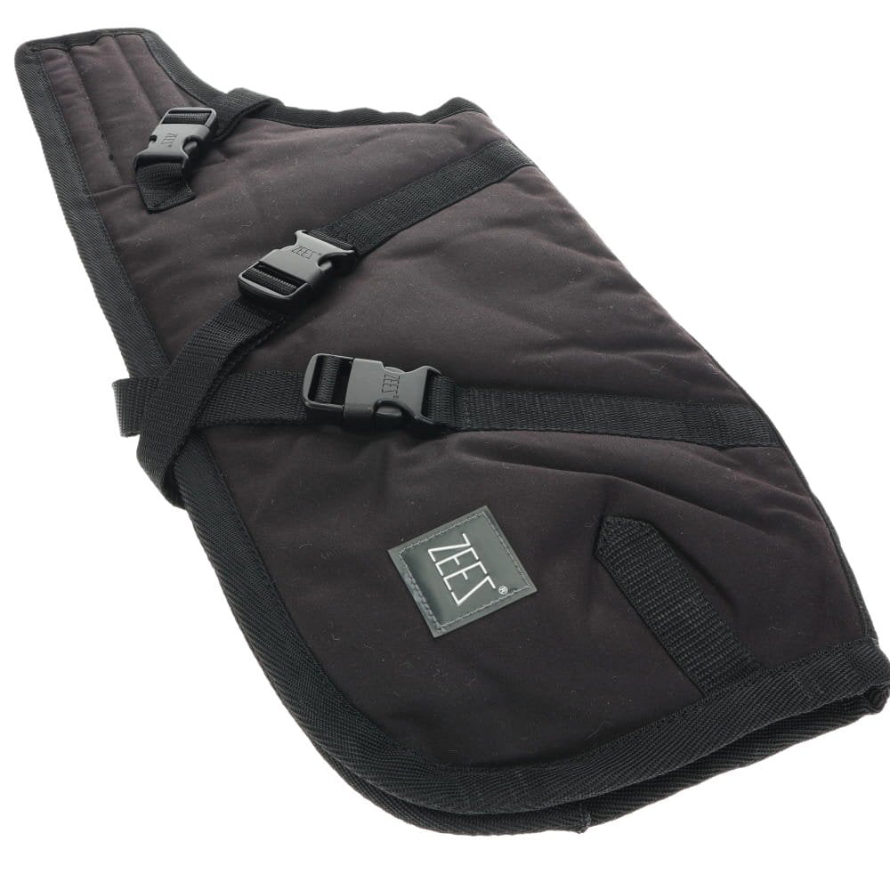 ZeeZ Supreme Oilskin Waterproof Dog Coat – Black