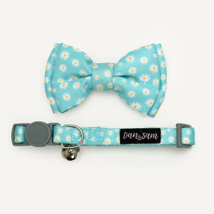 Dan & Sam Cat Collar & Bow Tie – Chamomile