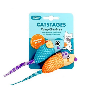 Catstages Catnip Chew Mice (2 pack)