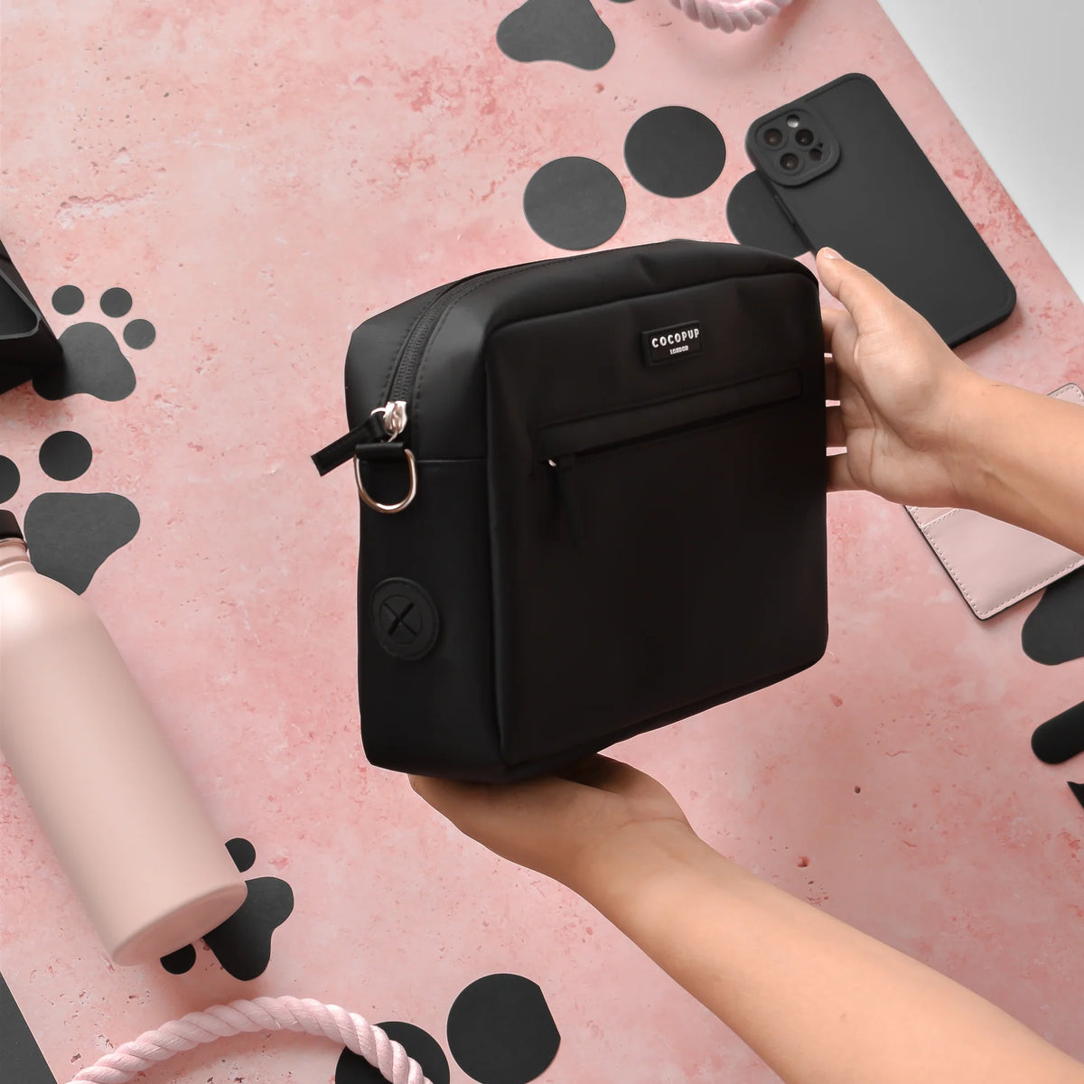 Cocopup Dog Walking Bag – Black