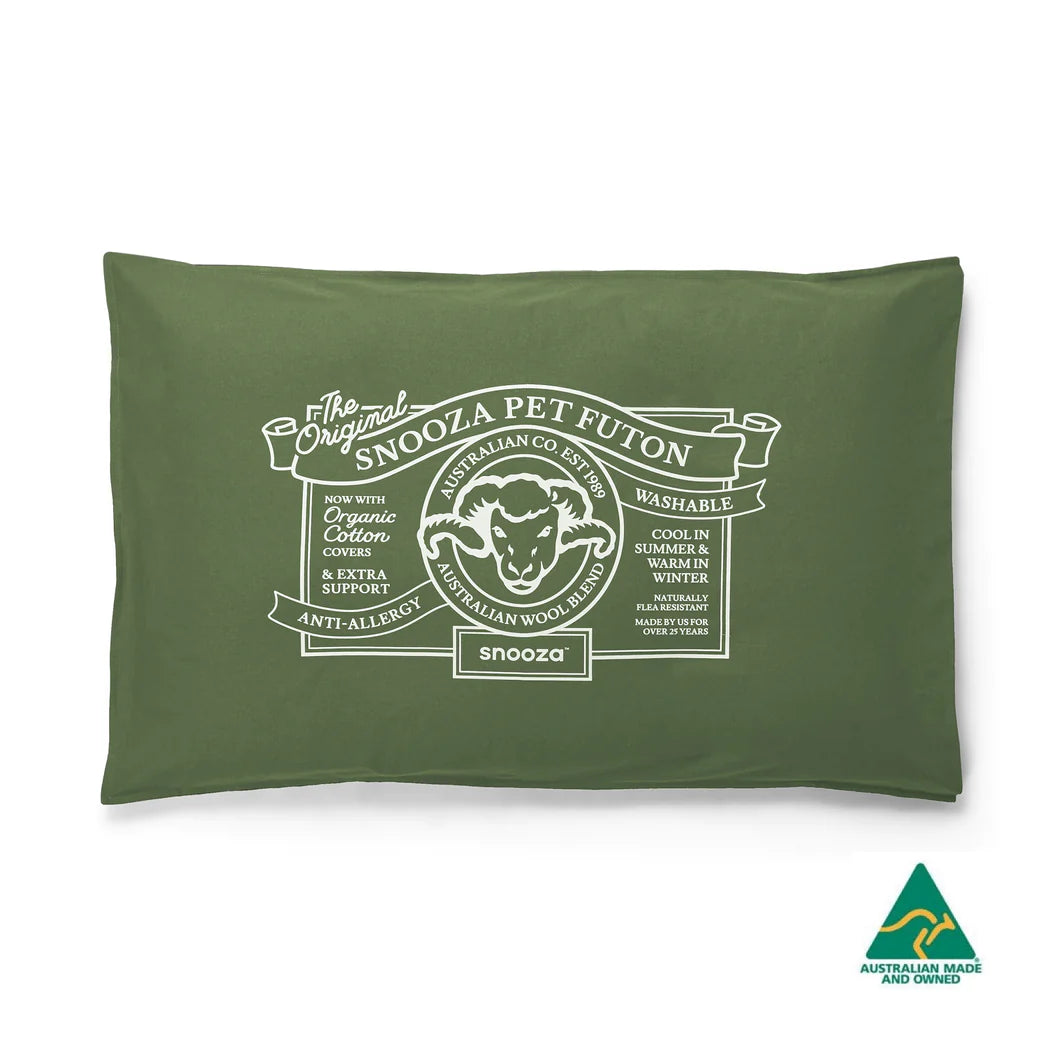 Snooza Cotton Canvas Pet Futon – Fern