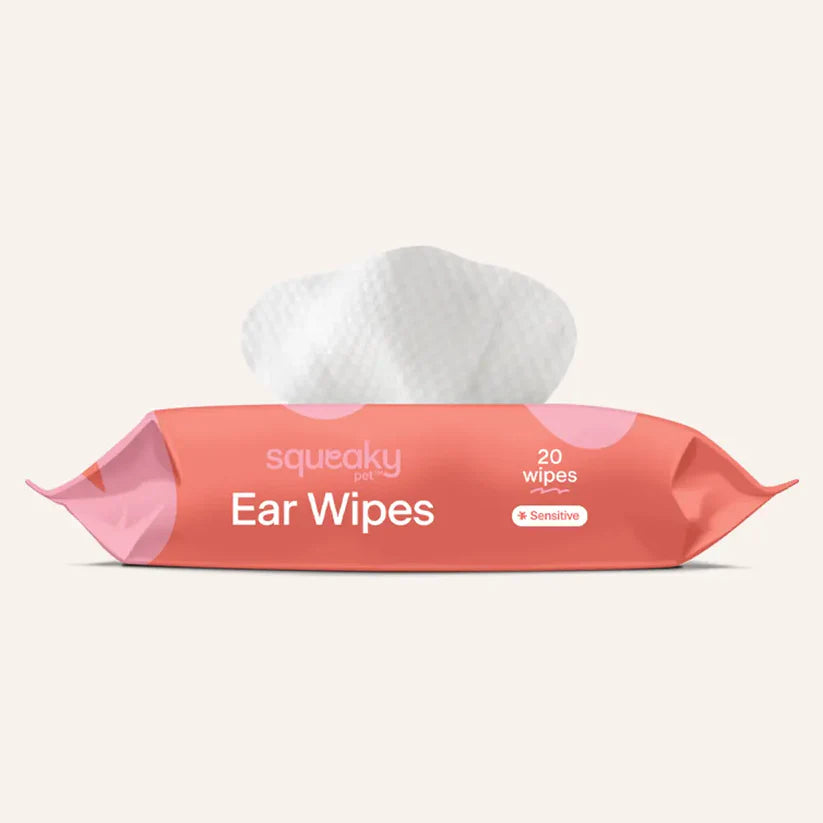 Squeaky Probiotic Pet Ear Wipes (20 pack)
