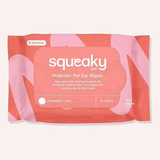 Squeaky Probiotic Pet Ear Wipes (20 pack)