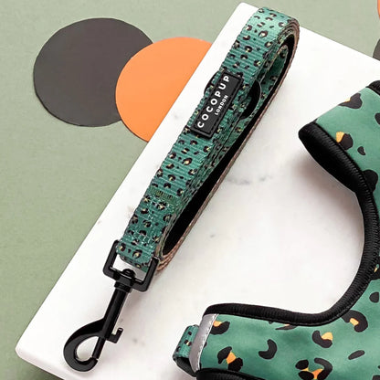 Cocopup London Dog Lead – Khaki Leopard
