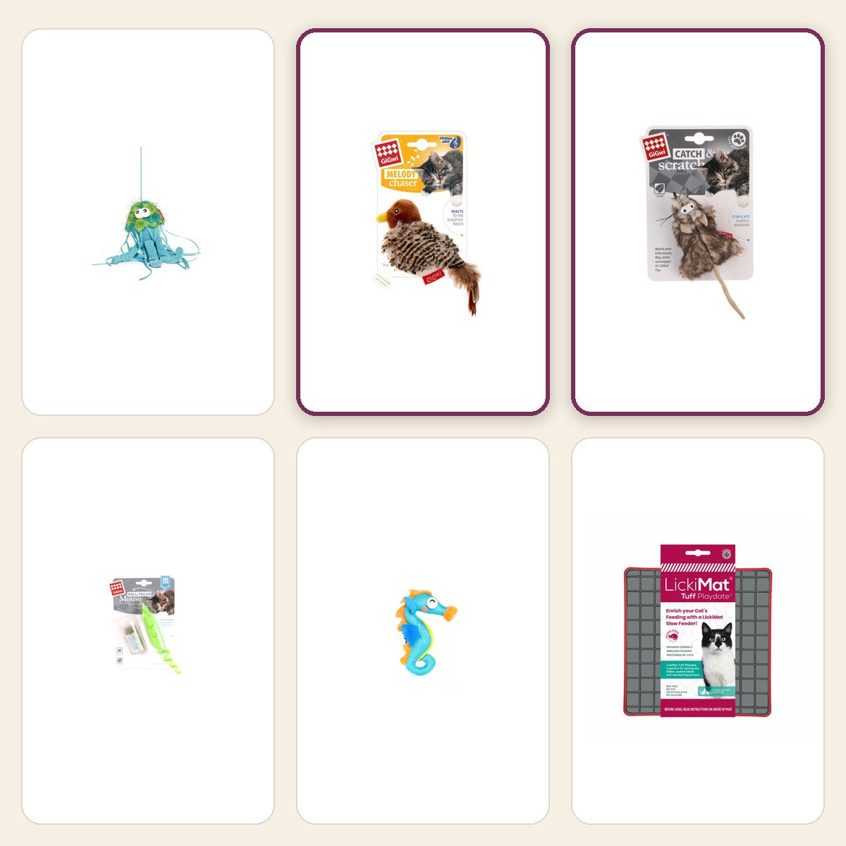 Boredom Buster – Meow pack – Bird / Mouse