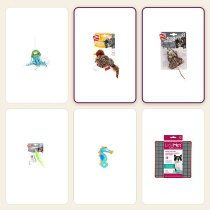 Boredom Buster – Meow pack – Bird / Mouse