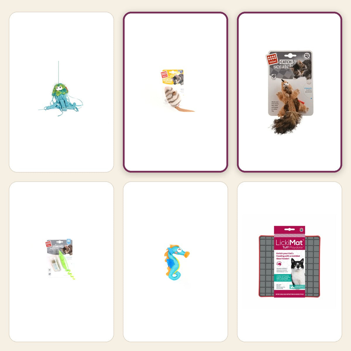 Boredom Buster – Meow pack – Mouse / Chipmunk