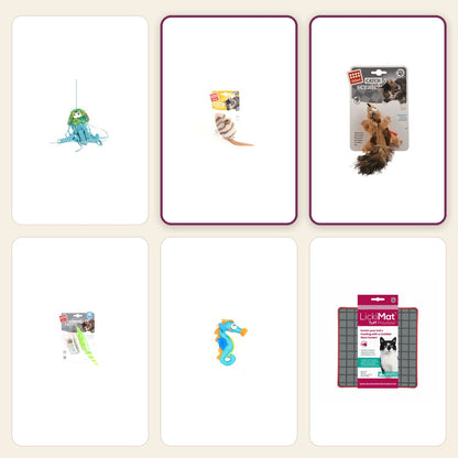 Boredom Buster – Meow pack – Mouse / Chipmunk