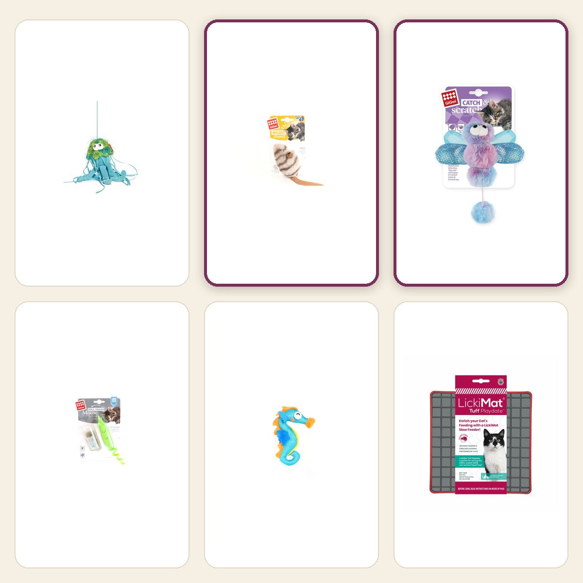 Boredom Buster – Meow pack – Mouse / Ice Cream Dragonfly