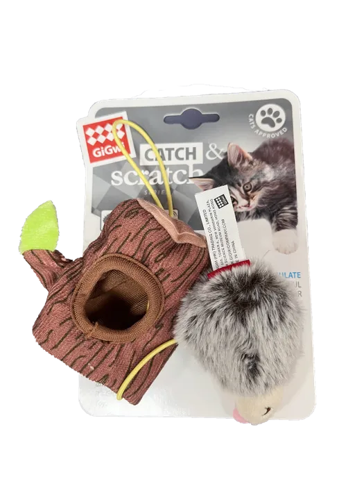 GiGwi Catch & Scratch Treat Dispenser – Hedgehog
