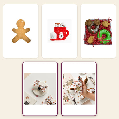 Christmas Gift Box – Woof pack collage – Ralphie Reindeer Classic · Ralphie Reindeer