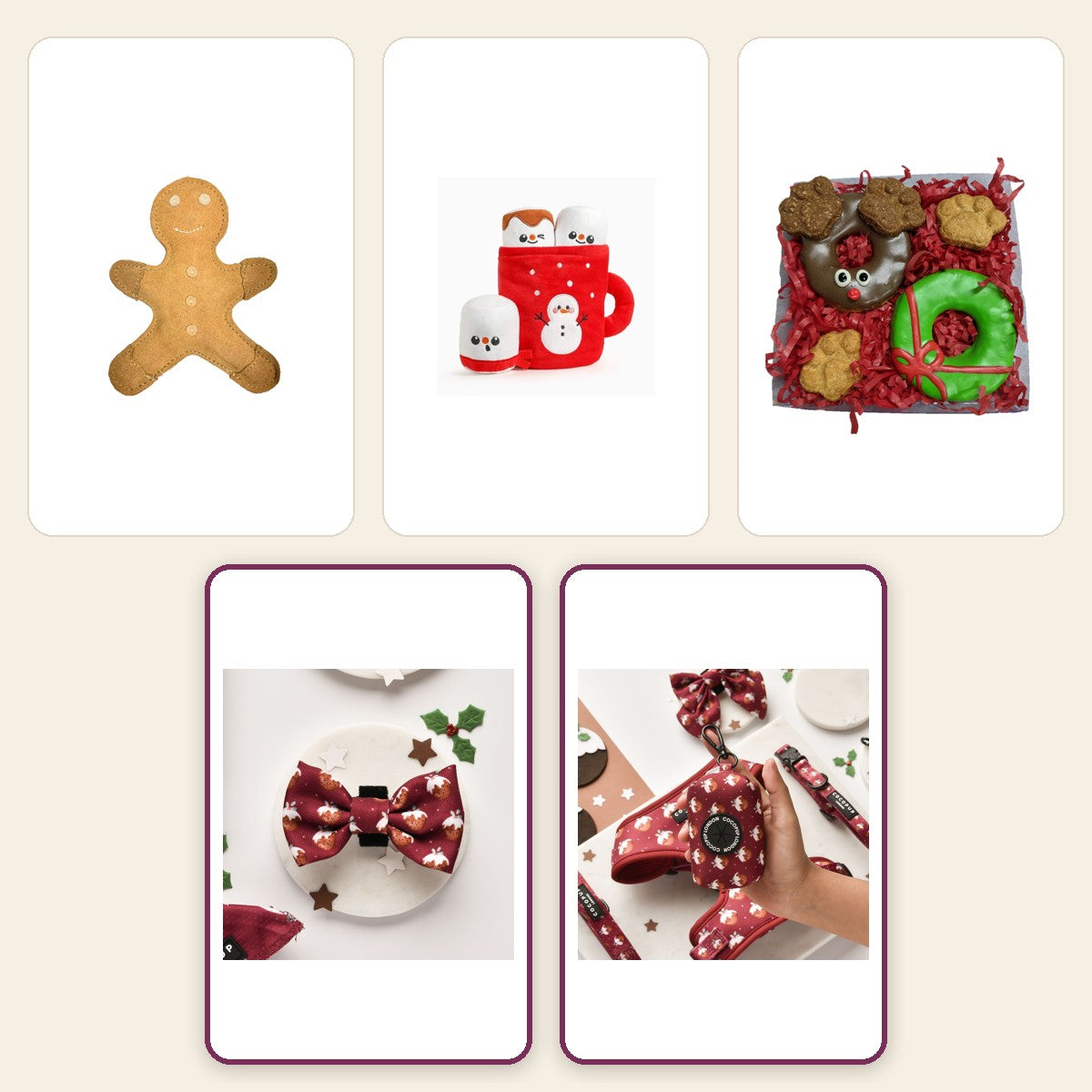 Christmas Gift Box – Woof pack collage – Woofmas Pudding Classic · Woofmas Pudding