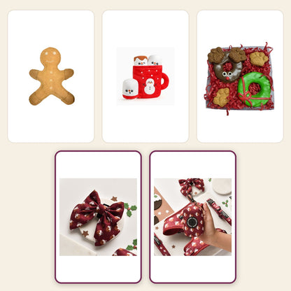 Christmas Gift Box – Woof pack collage – Woofmas Pudding Sailor · Woofmas Pudding