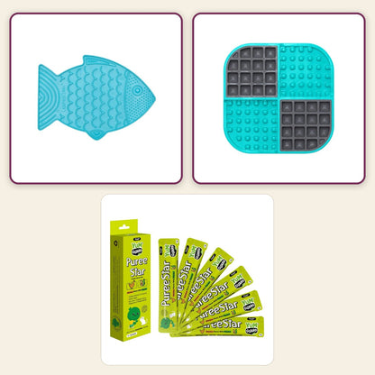 Calm Mini – Meow pack collage – Turquoise · Turquoise