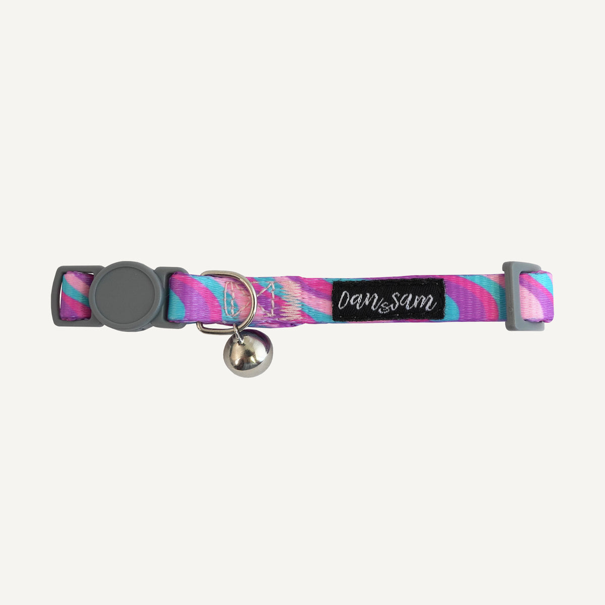 Dan & Sam Patterned Cat Collar – Disco Party