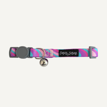 Dan & Sam Patterned Cat Collar – Disco Party