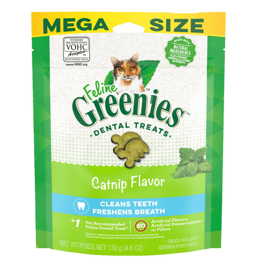 Feline Greenies Cat Treats – Catnip (130g)