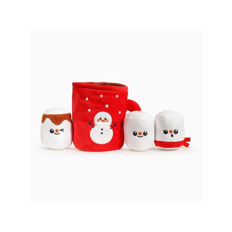 Hugsmart Happy Woofmas Hot Chocolate Dog Toy