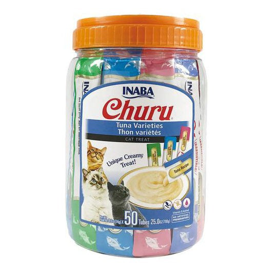 Inaba Churu Tuna Varieties tub, 50 tubes