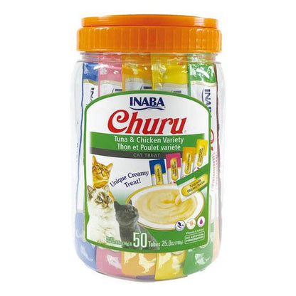 Inaba Churu Tuna & Chicken Varieties tub, 50 tubes