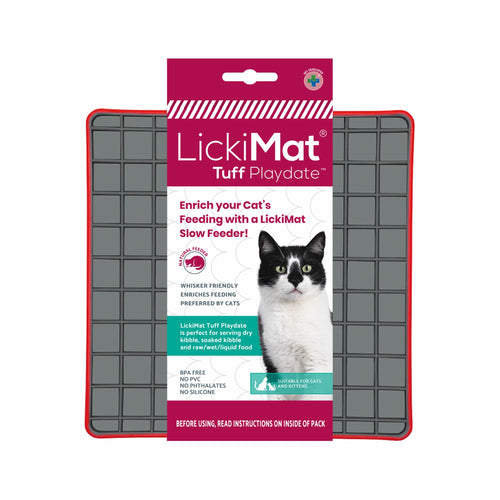 LickiMat Cat Playdate Tuff lick mat
