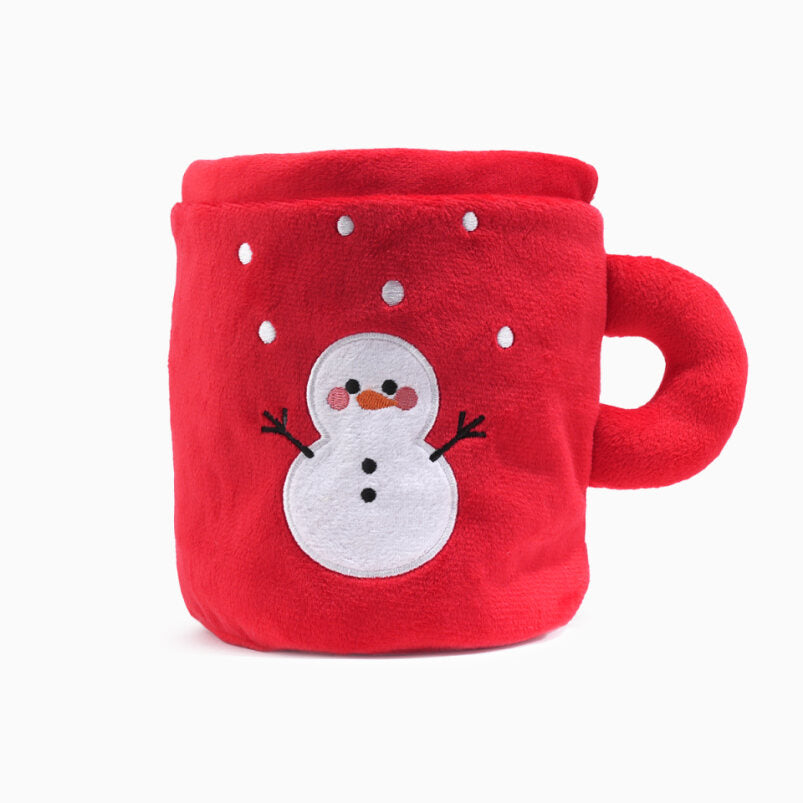 Hugsmart Happy Woofmas Hot Chocolate Dog Toy
