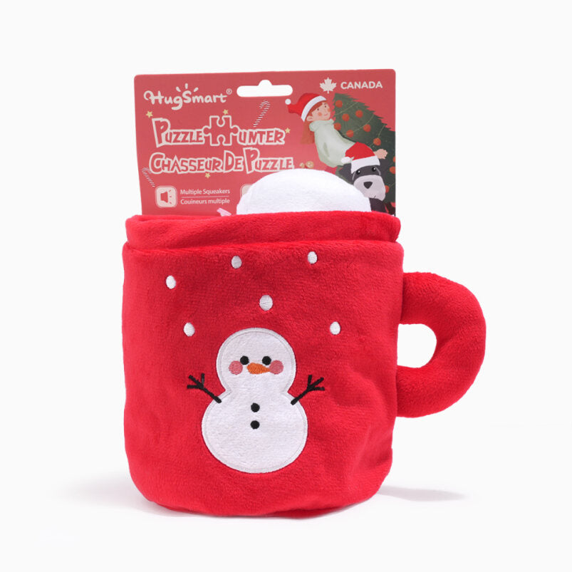 Hugsmart Happy Woofmas Hot Chocolate Dog Toy