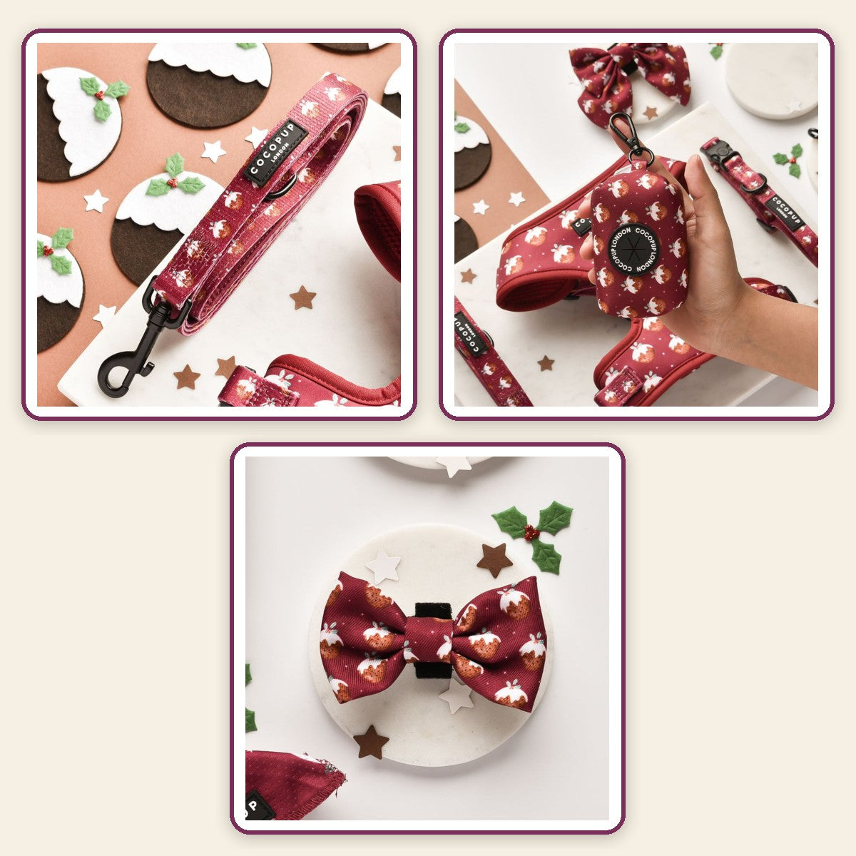 Christmas Walk Set – Woof pack – Pudding / Pudding / Pudding Classic