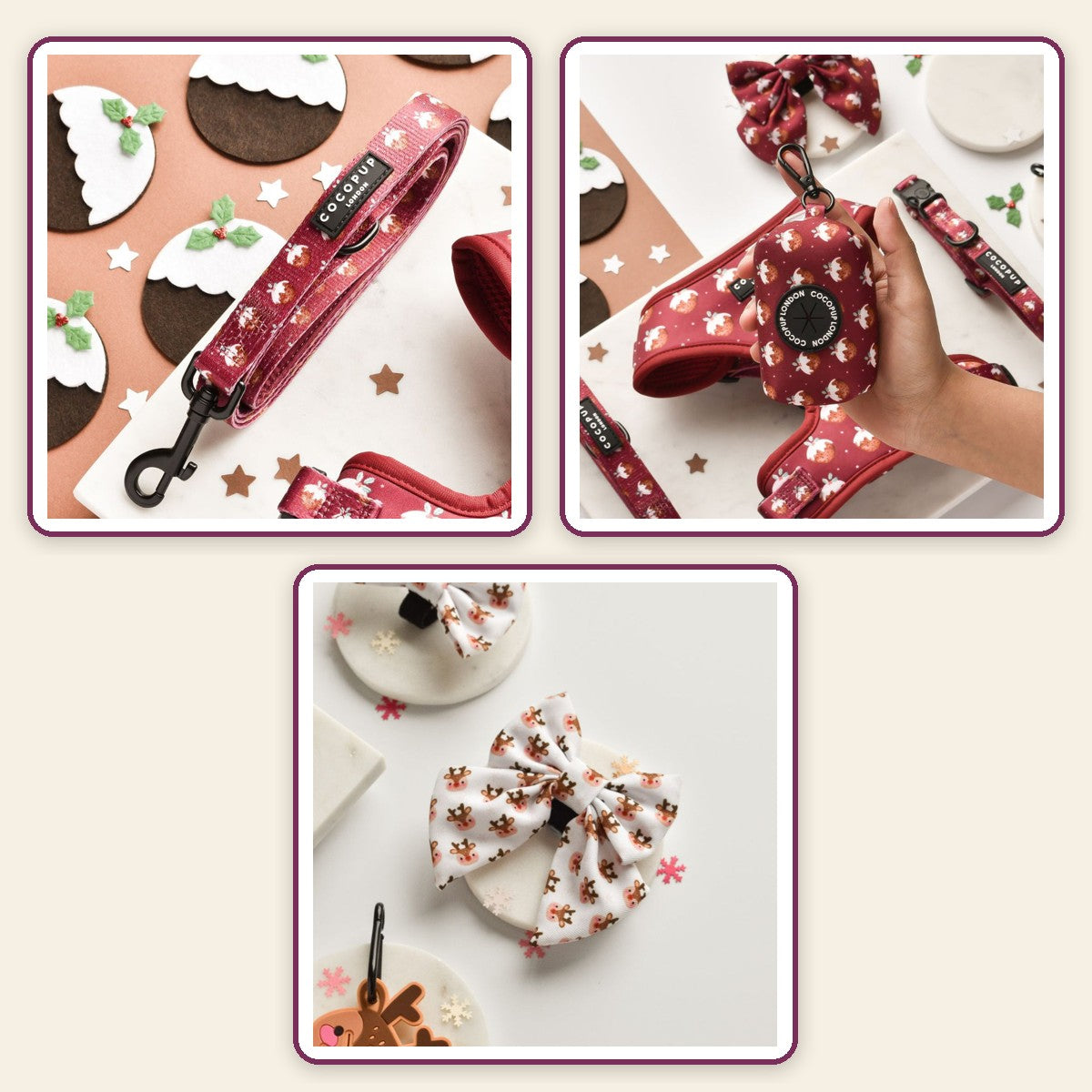 Christmas Walk Set – Woof pack – Pudding / Pudding / Ralphie Sailor