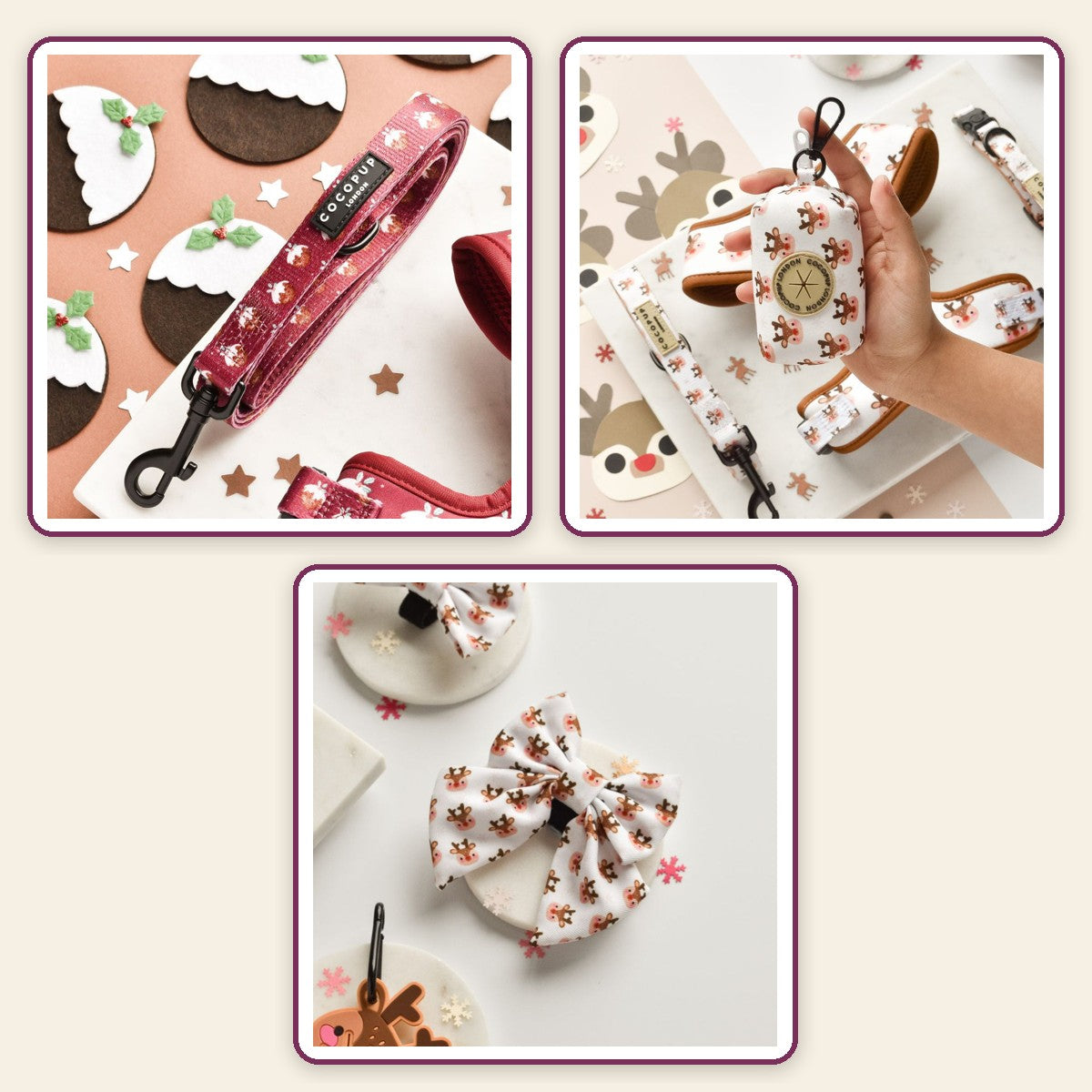 Christmas Walk Set – Woof pack – Pudding / Ralphie / Ralphie Sailor