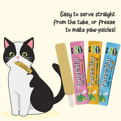 YumGuard Puree Star served from the sachet or frozen
